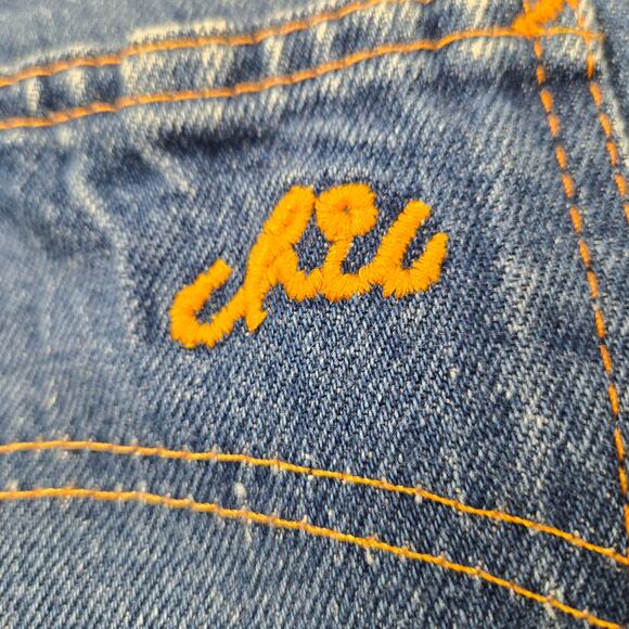 Vintage Eighties Chic Women's Jeans Straight Leg size 11/12 Back Yoke High Waist - Picture 10 of 14